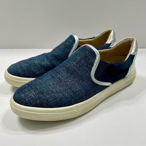 Vaneli Sport Women's Sneakers Blue/Silver Size 8M